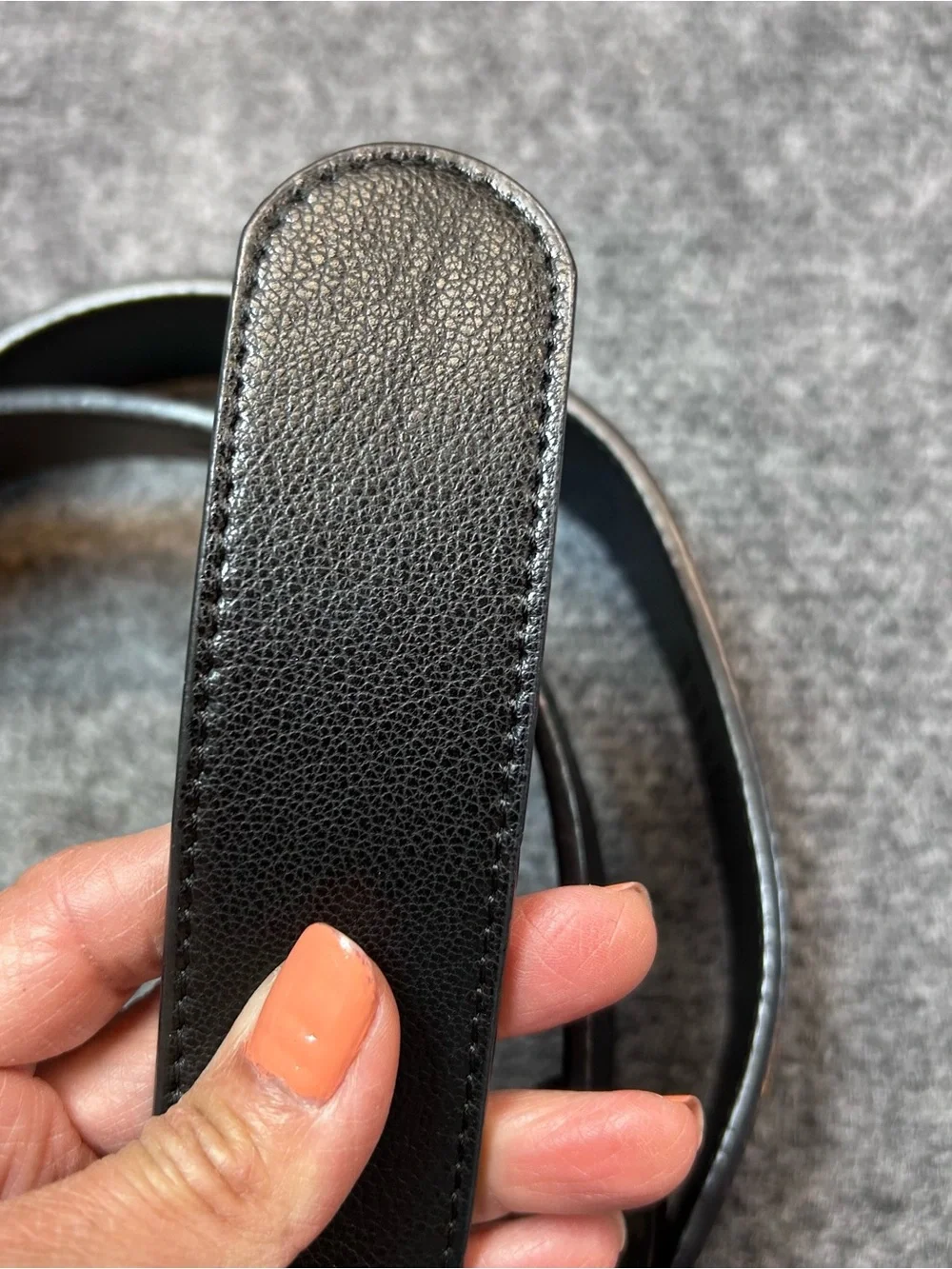 Gucci Black Leather Belt with Gold Double G Buckle